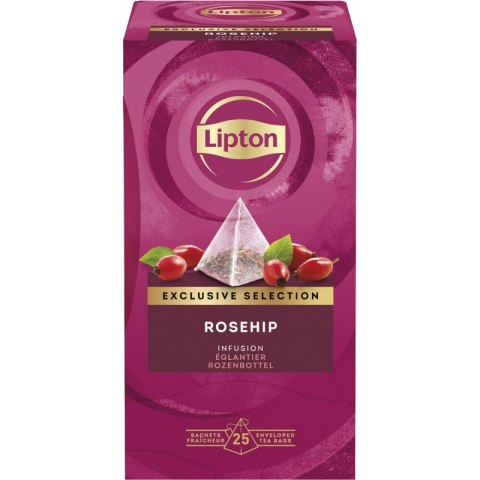 Herbata LIPTON, piramidki, Exclusive Selection, dzika róża, 25 kopert