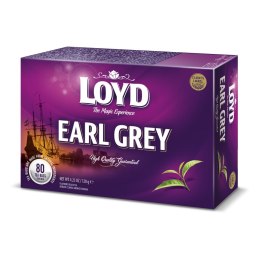 Herbata LOYD Earl Grey, ekspresowa, 80 torebek