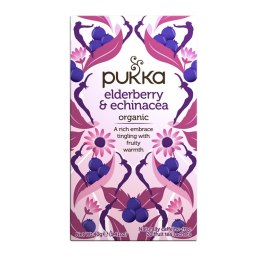 Herbata PUKKA Czarny Bez i Echinacea, 20 kopert