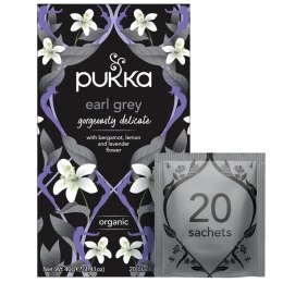 Herbata PUKKA Gorgeus Earl Grey, 20 kopert