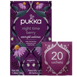 Herbata PUKKA Night Time Berry, 20 kopert