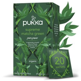 Herbata PUKKA Supreme Matcha Green, 20 kopert