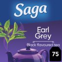 Herbata SAGA, czarna, Earl Grey, 75 torebek