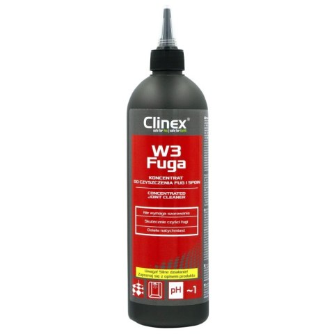 Koncentrat CLINEX W3 Fuga, do czyszczenia fug i spoin, 500 ml