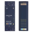 Kredki CARAN D'ACHE Cosmic Blue, w pudełku, 10 szt., mix kolorów metalicznych