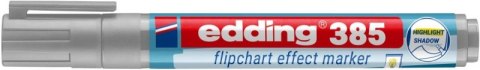 Marker do efektów na flipchartach e-385 EDDING, srebrnoszary