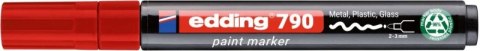 Marker olejowy e-790 EDDING, PCR, czerwony