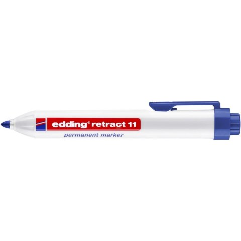 Marker permanentny automatyczny e-11 EDDING, 1,5-3mm, niebieski