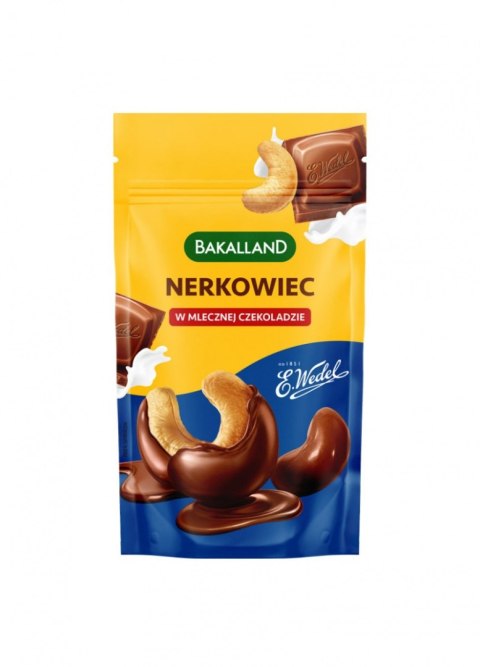 Nerkowiec w mlecznej czekoladzie, BAKALLAND, 75g