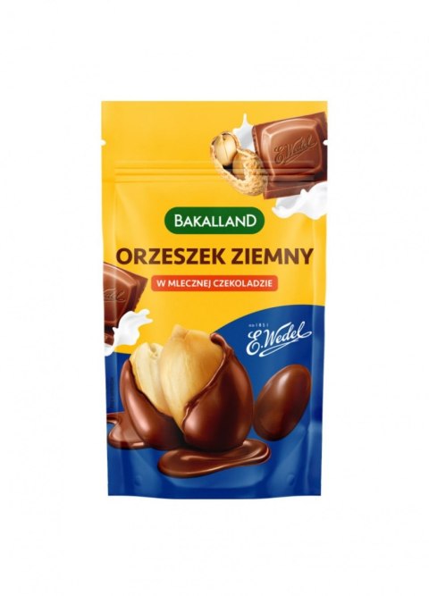 Orzeszek ziemny w mlecznej czekoladzie, BAKALLAND, 72g