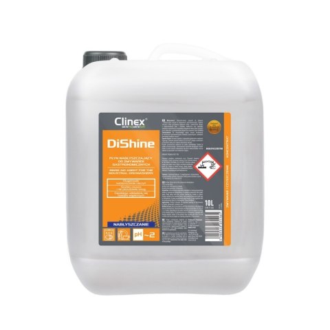 Płyn nabłyszczający CLINEX Dishine, do zmywarek gastronomicznych, 10l