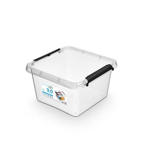 Pojemnik do przechowywania MOXOM Simple Box, 9l, (290 x 290 x 165mm), transparentny