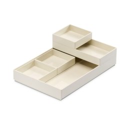 Zestaw pojemników MOXOM Modular Tray, 250x170x35mm, 5 szt., biały