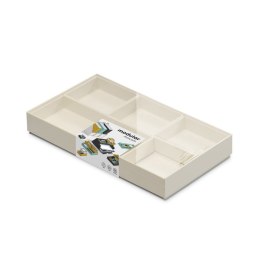 Zestaw pojemników MOXOM Modular Tray, 250x170x35mm, 5 szt., biały