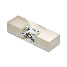 Zestaw pojemników MOXOM Modular Tray, 250x80x55mm, 3 szt., biały