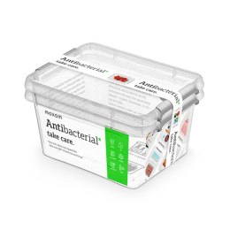 Zestaw pojemników antybakteryjnych MOXOM Antibacterial, 2x2,0l, transparentny