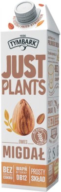 Napój roślinny TYMBARK Just Plants, owies-migdał, 1l