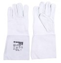 Rękawice spawalnicze DONAU SAFETY DS-WELTIG, TIG, skóra kozia, rozm. 10/XL, biało-szare