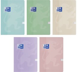 Zeszyt Oxford Touch Pastelowy A5 60 kartek 90 g kratka 5x5 mm 400175355