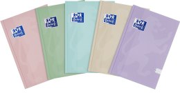 Zeszyt Oxford Touch Pastelowy A5 96 kartek 90 g kratka 5x5 mm 400175292