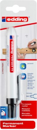 Marker permanentny automatyczny e-11 EDDING, 1,5-3mm, blister, czarny