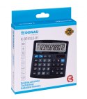 Kalkulator biurowy DONAU TECH, CI-CT555N, 12-cyfr. wyświetlacz, wym. 136x134x28 mm, czarny