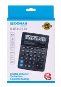 Kalkulator biurowy DONAU TECH, CI-SDC444S, 12-cyfr. wyświetlacz, wym. 190x143x40 mm, czarny