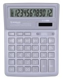 Kalkulator biurowy DONAU TECH, 12-cyfr. wyświetlacz, wym. 190x143x40 mm, jasny szary