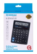 Kalkulator biurowy DONAU TECH, CI-SDC664S, 16-cyfr. wyświetlacz, wym. 190x143x40 mm, czarny