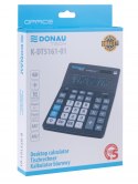 Kalkulator biurowy DONAU TECH OFFICE, CI-CDB1601BK, 16-cyfr. wyświetlacz, wym. 201x155x35mm, czarny
