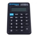 Kalkulator kieszonkowy DONAU TECH, CI-LC310NR, 8-cyfr. wyświetlacz, wym. 114x69x19 mm, czarny