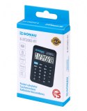 Kalkulator kieszonkowy DONAU TECH, CI-LC110NR, 8-cyfr. wyświetlacz, wym. 89x58x11 mm, czarny