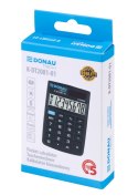 Kalkulator kieszonkowy DONAU TECH, CI-SLD100NR, 8-cyfr. wyświetlacz, wym. 90x60x11 mm, czarny