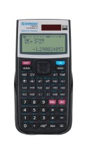 Kalkulator naukowy DONAU TECH, natur. zapis, 417 funkcji, 164x84x19 mm, czarny