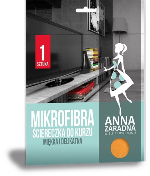 Mikrofibra ściereczka do kurzu ANNA ZARADNA, 1 szt., pomarańczowy