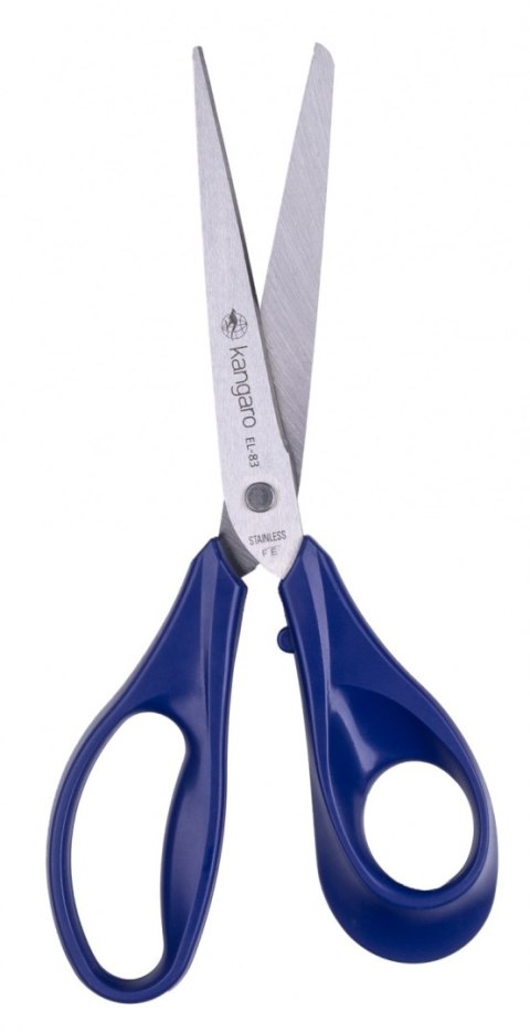 Nożyczki biurowe KANGARO, 21 cm, dla praworęcznych, blister, mix kolorów