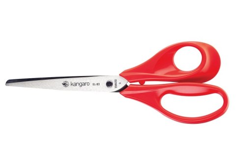 Nożyczki biurowe KANGARO, 21 cm, dla praworęcznych, blister, mix kolorów