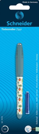 Pióro kulkowe SCHNEIDER Zippi + 1 nabój, blister, mix kolorów
