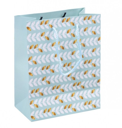 Torebka na prezenty DONAU HOME, laminowana, 18x23x10cm, całoroczna, sznurek, mix wzorów