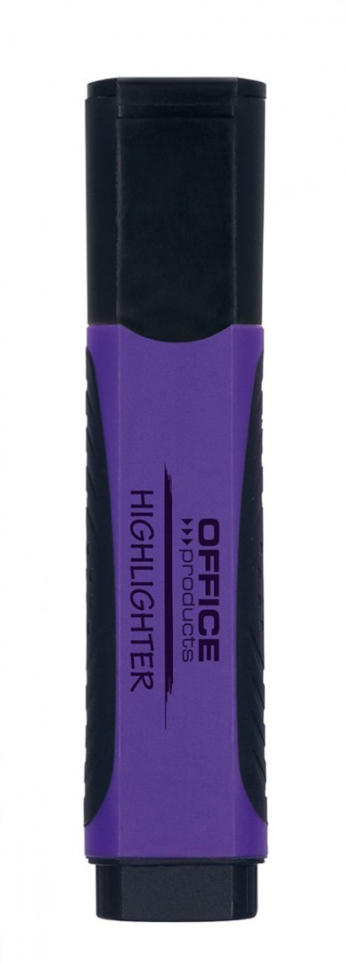 Zakreślacz OFFICE PRODUCTS z gumowym uchwytem, 2-5mm, fioletowy