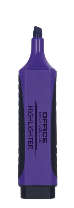 Zakreślacz OFFICE PRODUCTS z gumowym uchwytem, 2-5mm, fioletowy