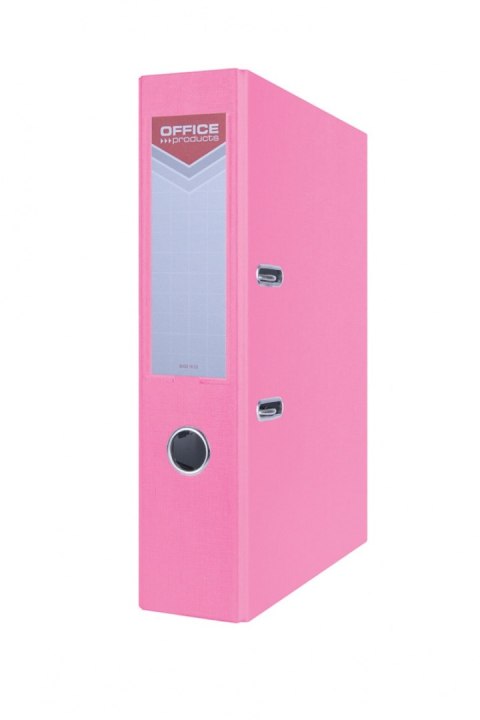 Segregator OFFICE PRODUCTS Officer, PP, A4/75mm, różowy