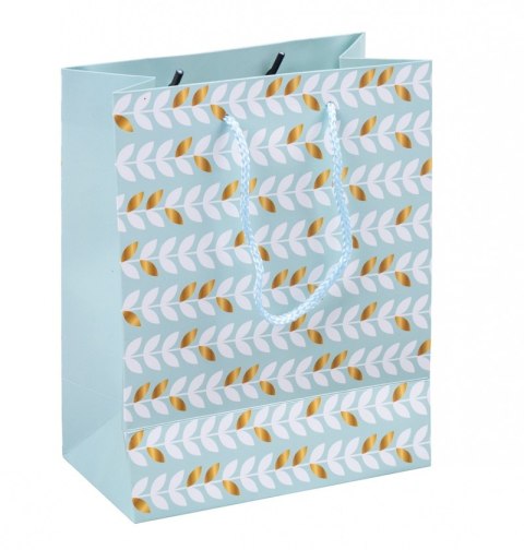 Torebka na prezenty DONAU HOME, laminowana, 18x23x10cm, całoroczna, sznurek, mix wzorów