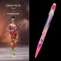 Długopis CARAN D'ACHE 849 Germanier, w pudełku, różowy neonowy