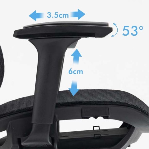 Fotel biurowy OFFICE PRODUCTS Egina,czarny