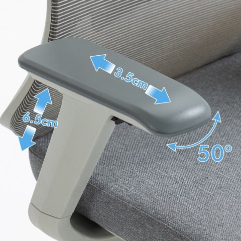 Fotel biurowy OFFICE PRODUCTS Siros, szary