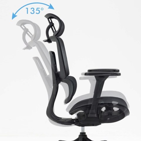 Fotel biurowy OFFICE PRODUCTS Skorpios, czarny