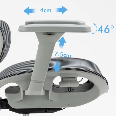 Fotel biurowy OFFICE PRODUCTS Skorpios, szary