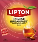 Herbata LIPTON czarna, English Breakfast, 92 torebki