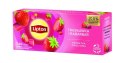 Herbata LIPTON owocowa, truskawka i rabarbar, 20 torebek